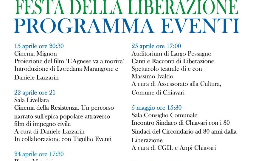PROGRAMMA EVENTI